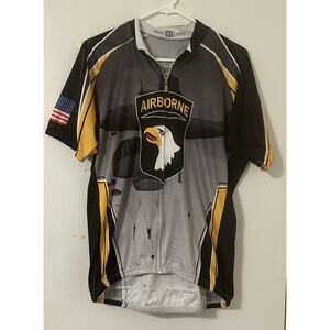 83 Sportswear 101st Airborne Cycling Jersey Shirt, Mens 2XL